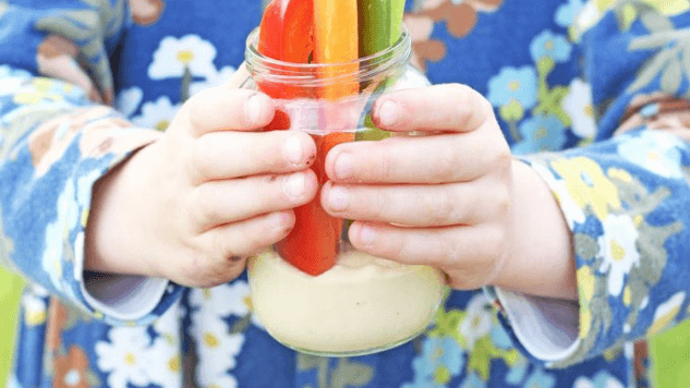 Hummus and crudites