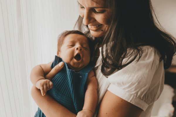 Accepting help with a new baby