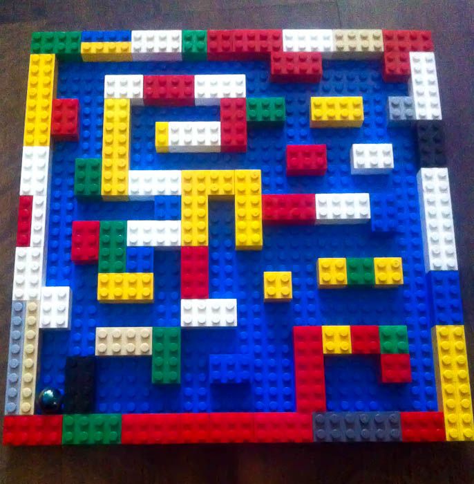 2 Lego Marble Track